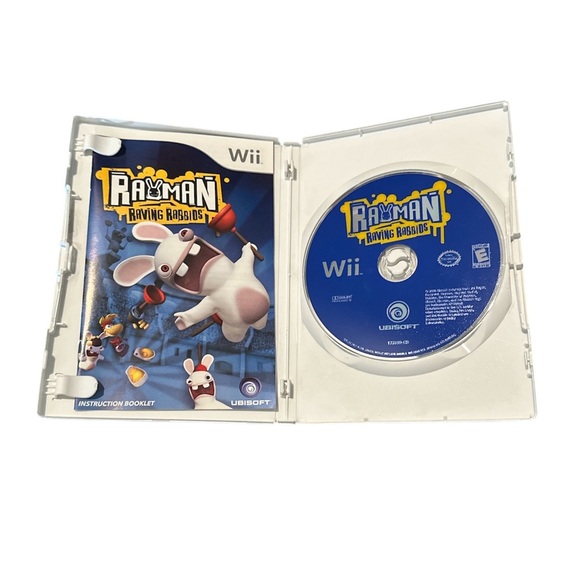 Nintendo Wii Rayman Raving Rabbids Video Game - Picture 2 of 3